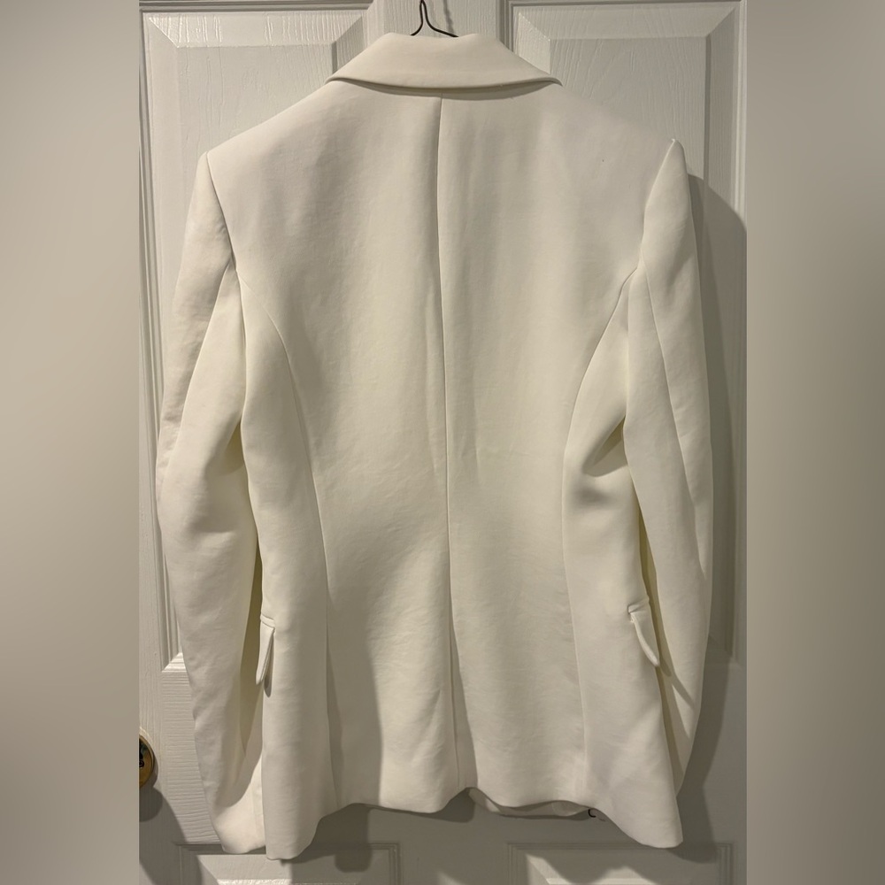 Zara Women's white Blazer - Picture 3 of 4